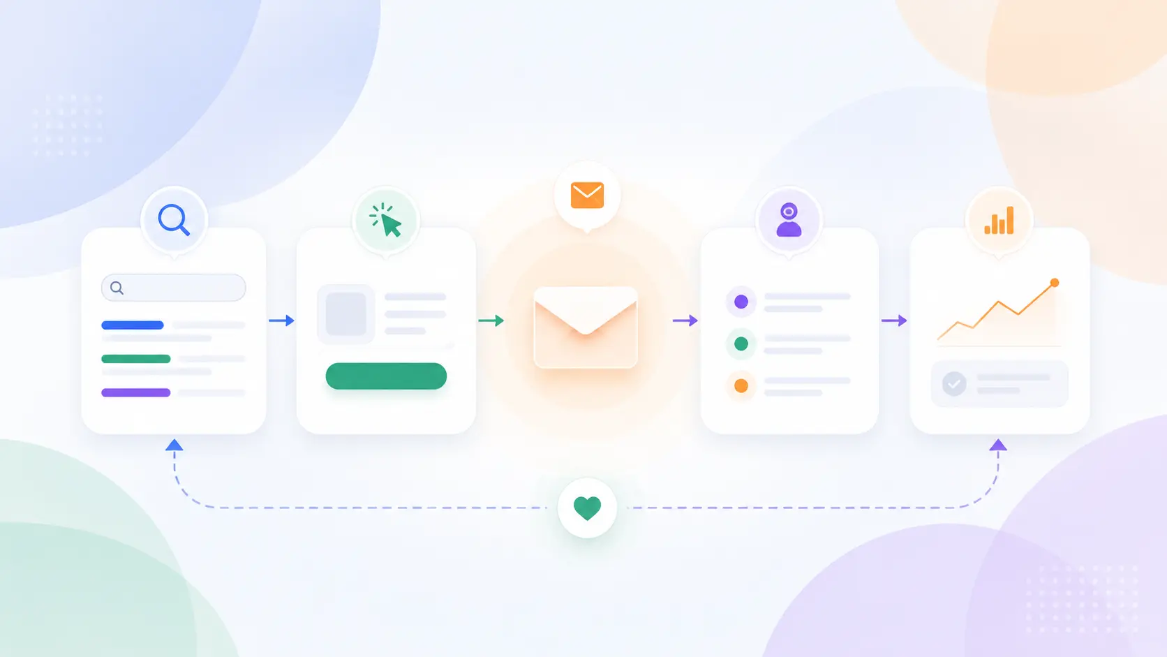 How email supports B2B SEO through distribution, nurturing, return visits, and demand capture