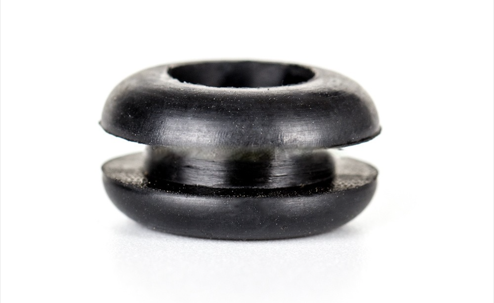Individual black rubber bushing