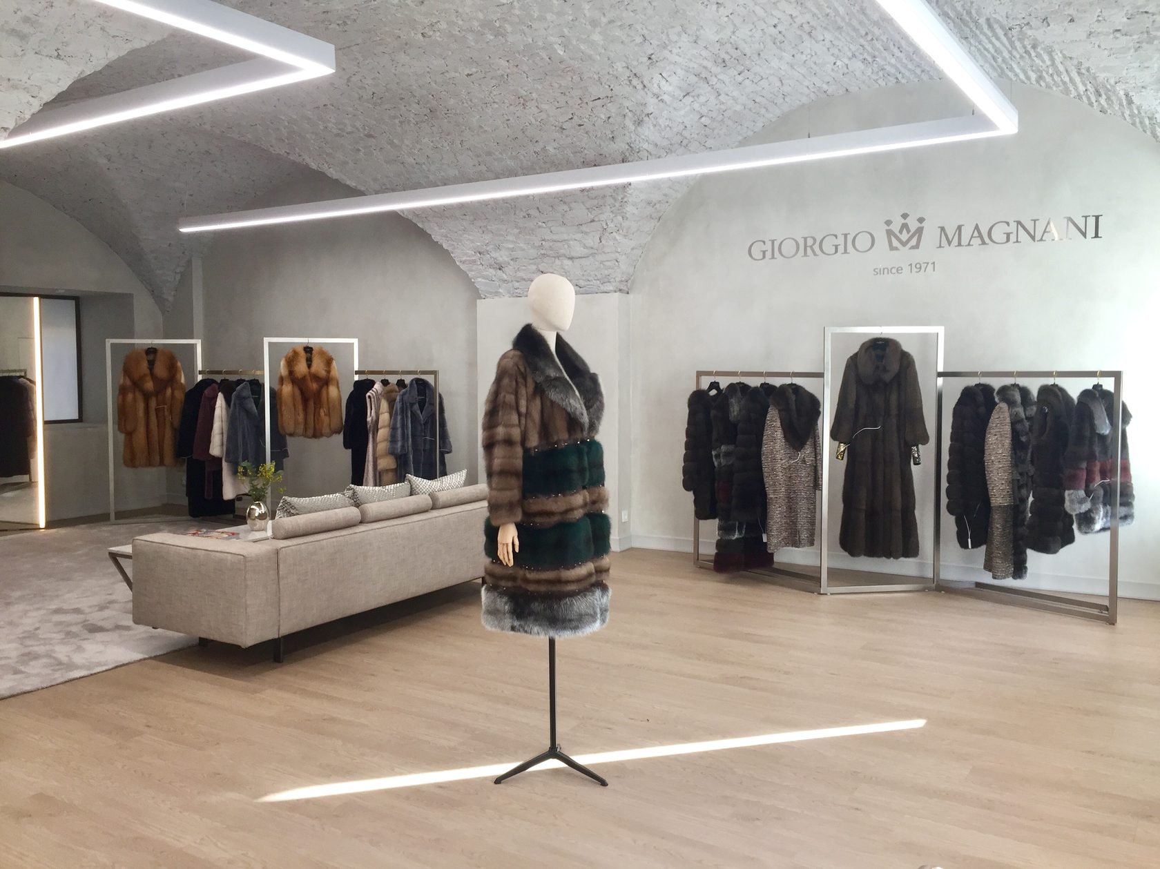 Interior of the Giorgio Magnani boutique